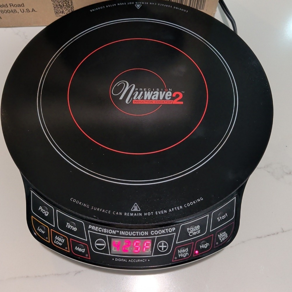 Nuwave 2 Precision Portable Induction Cooktop Model 30151 CR Tested Working